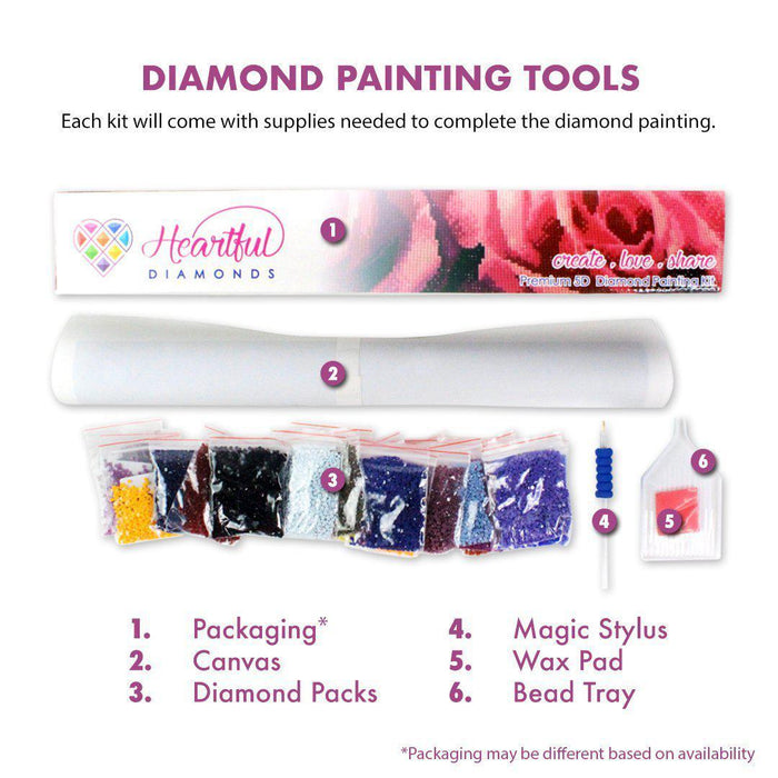 Battle Scars-Diamond Painting Kit-Heartful Diamonds