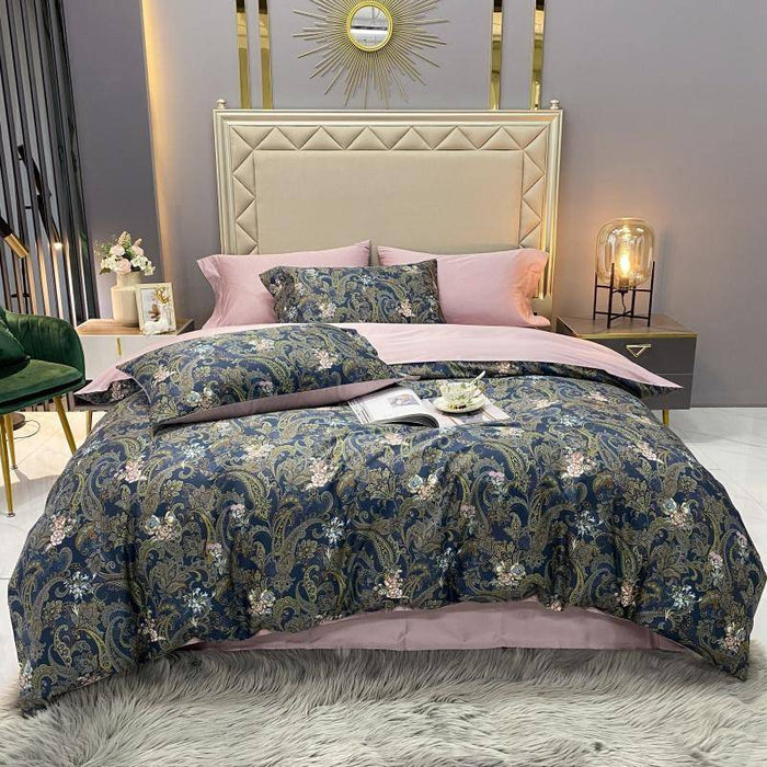 Color 2 / Flat Bed Sheet / Queen size 4Pcs