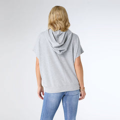 Vintage America Hooded Top - Mid-Heather Grey