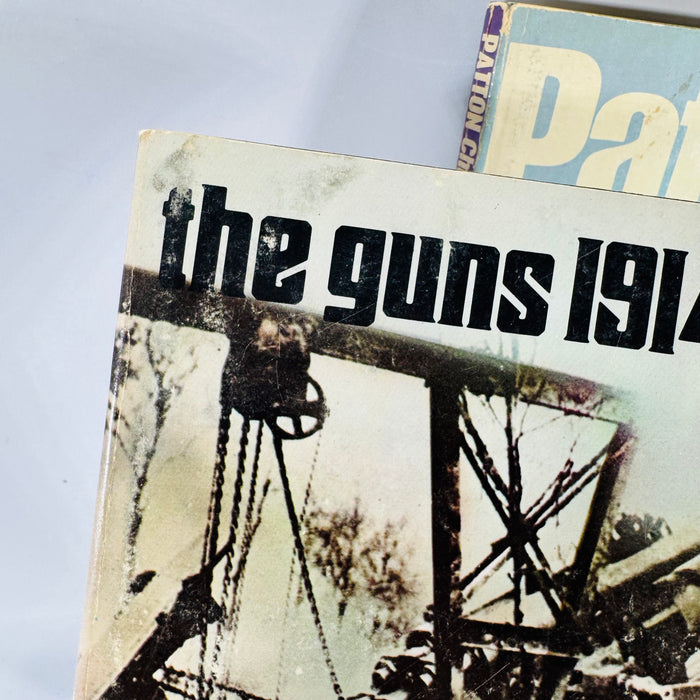 Vintage Ballantine WWII + WWI Paperback Bundle — “Patton” (War Leader #1) + “The Guns 1914–18” (Weapons #27)
