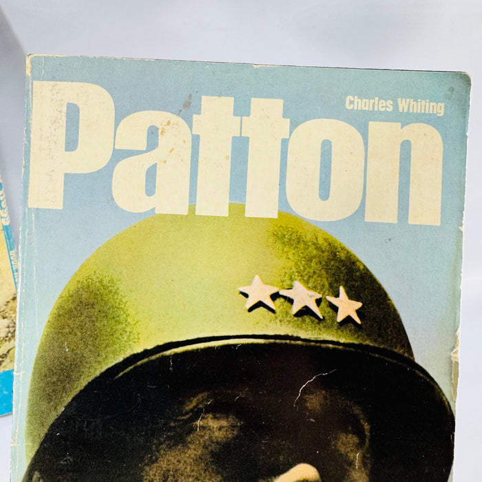 Vintage Ballantine WWII + WWI Paperback Bundle — “Patton” (War Leader #1) + “The Guns 1914–18” (Weapons #27)