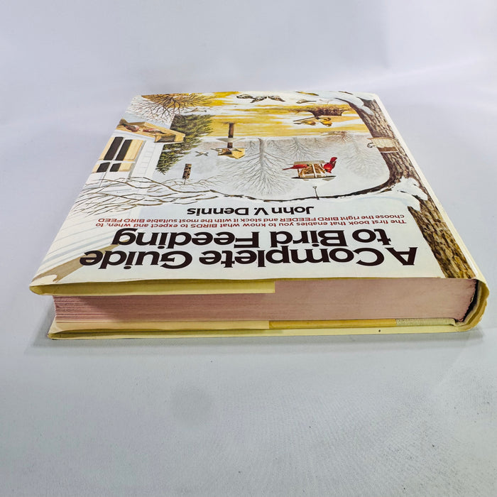 Vintage Bird Feeding Guide Hardcover by John V. Dennis 1986 Knopf Nature Book with Dust Jacket