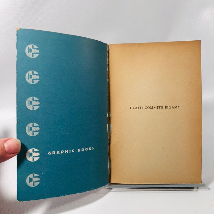 Vintage  Graphic Book Death Commits Bigamy by James M. Fox 1949
