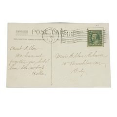 Vintage Saint Patrick's Day Postcard Winsch Ireland Fahan Pier Lough Swilly Scenery