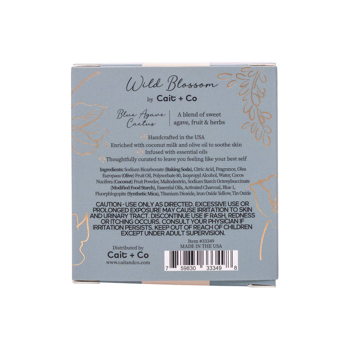 Wild Blossom Soothing Bath Bomb - Blue Agave Cactus