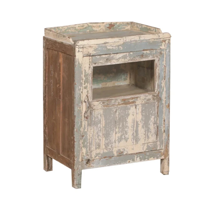 Wooden Cabinet with Glass-Style B: Product View