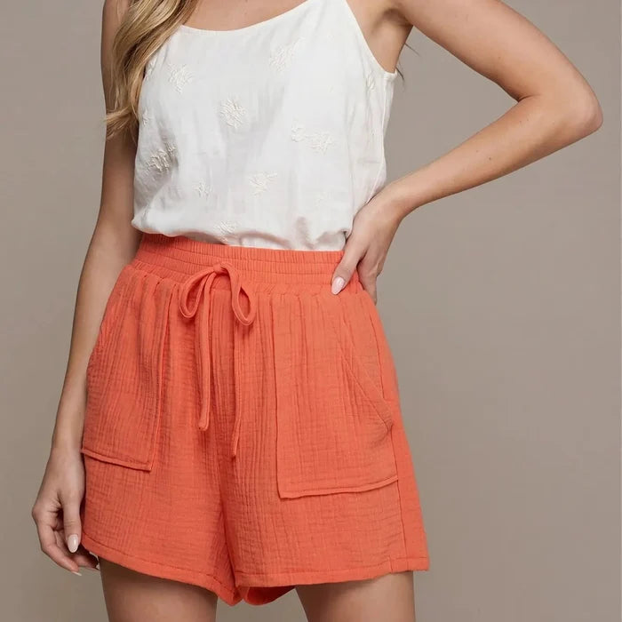 Woven Shorts - 260 Broadway Boutique