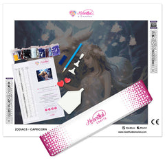 Zodiac - Capricorn Diamond Painting Kit-50x40cm (20x16 in)-Heartful Diamonds