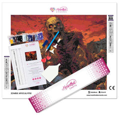 Zombie Apocalypse Diamond Painting Kit-40x30cm (16x12 in)-Heartful Diamonds